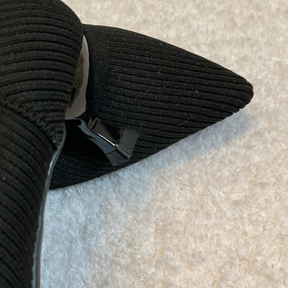 Black fabric kitten heel pumps NWT - Picture 2 of 6